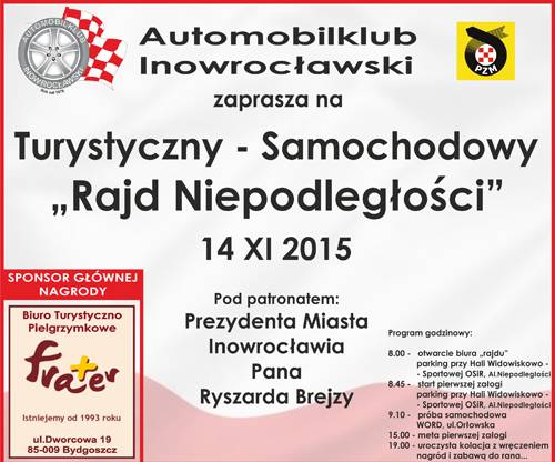 Wkrótce Rajd Niepodległości