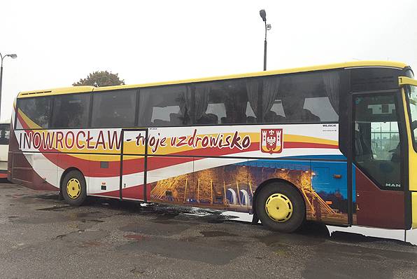 Autobusy promują miasto na terenie kraju