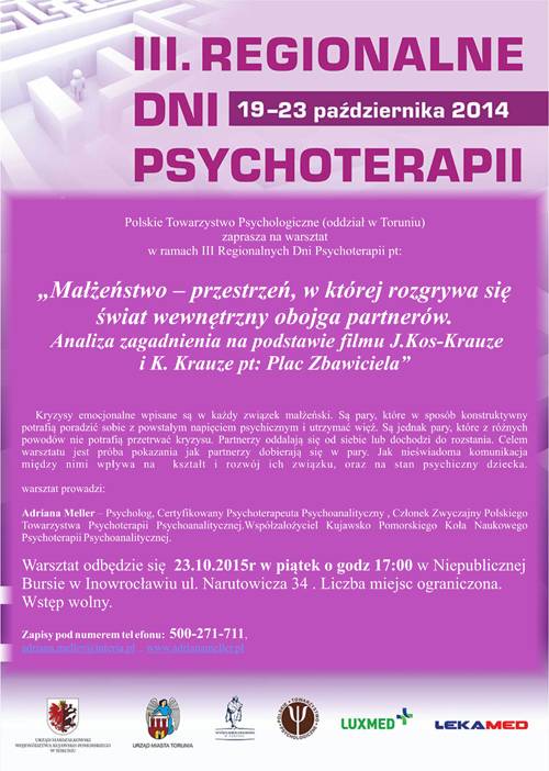 III Regionalne Dni Psychoterapii
