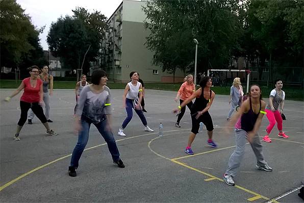 Zumbastycznie powitali jesień