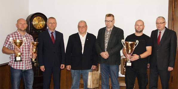 Prezydent gościł w ratuszu sportowców