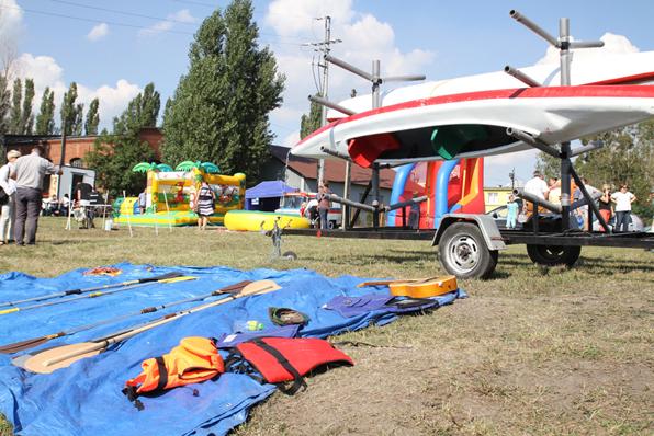Ekologiczny festyn w przystani nad Notecią