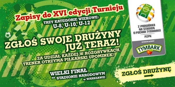 Szansa dla dzieci z Kujaw. Trwają zapisy do Pucharu Tymbarku!