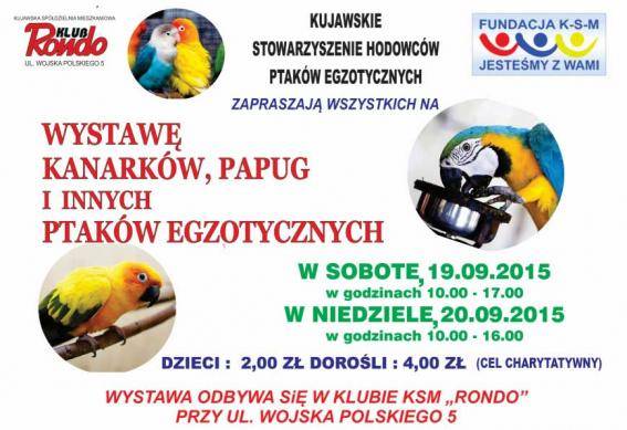 Wystawa ptaków egzotycznych
