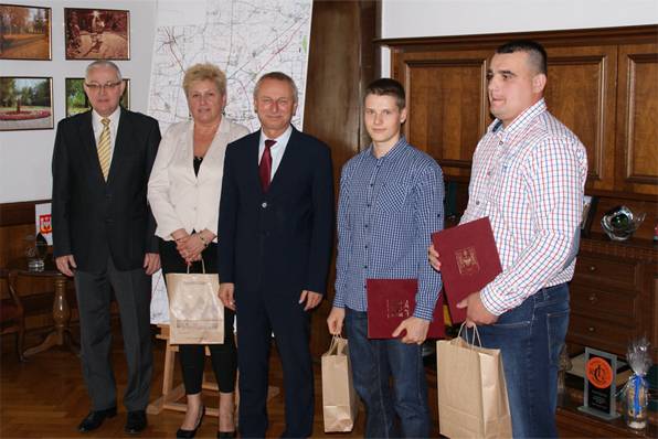 Brązowy medalista w kickboxingu gościł w ratuszu