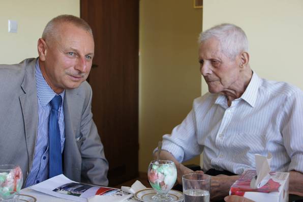 Prezydent z wizytą u Honorowego Obywatela