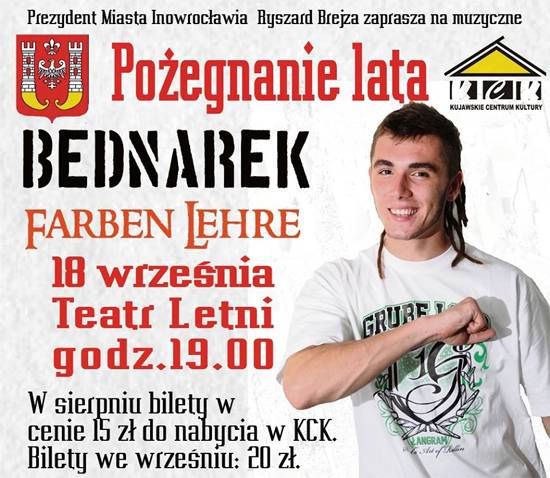 Pożegnanie lata z Bednarkiem i Farben Lehre