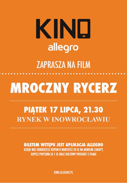 Plenerowe Kino Allegro w naszym mieście