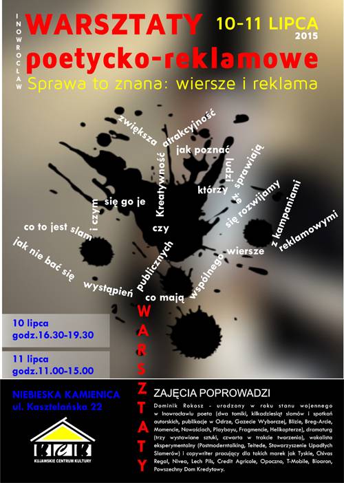 Warsztaty poetycko-reklamowe