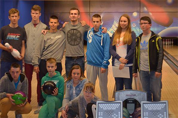 Mieli szansę podszkolić się w grze w kręgle
