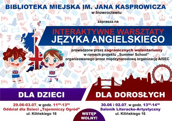 Nietypowe lekcje angielskiego w bibliotece