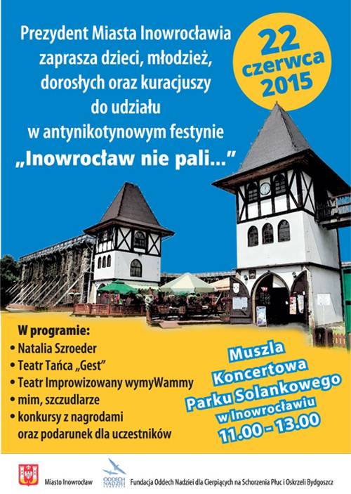 Inowrocław nie pali, wystąpi Natalia Szroeder