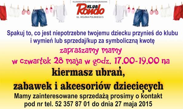 Dziecięcy SWAP w klubie Rondo