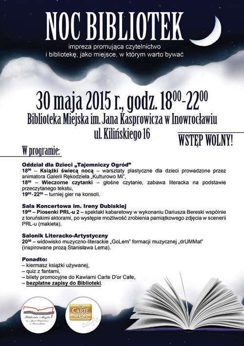 Zbliża się Noc Bibliotek