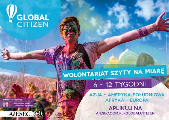 AIESEC rekrutuje na wolontariat zagraniczny!
