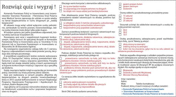 Rozwiąż quiz i wygraj! 