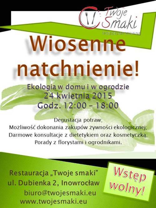 Wiosenne natchnienie. Ekologia w domu i na ogrodzie