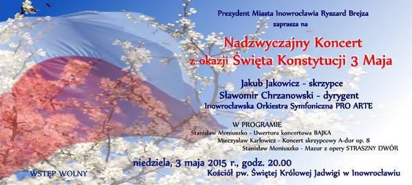 Nadzwyczajny Koncert z okazji Święta Konstytucji 3 Maja