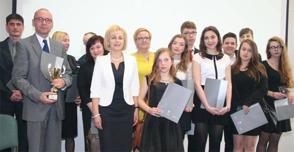 Nagrody i gratulacje dla najzdolniejszych gimnazjalistów