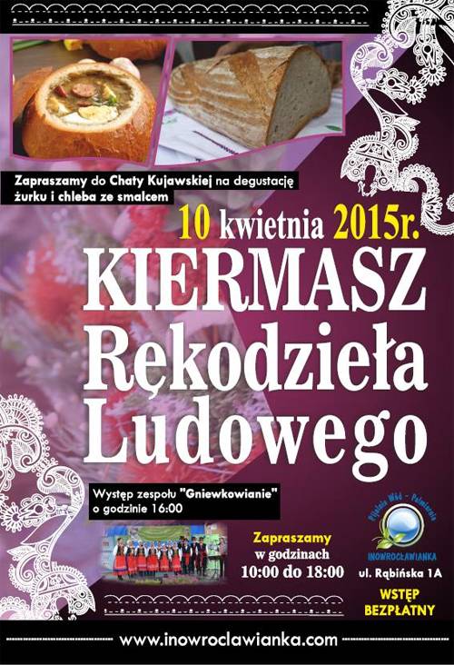 W piątek Kiermasz Rękodzieła Ludowego