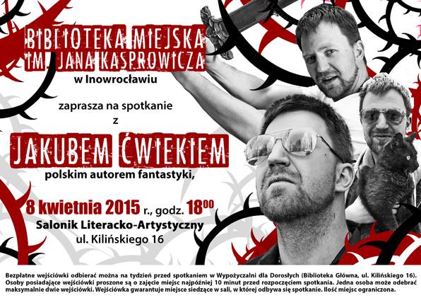 Spotkanie autorskie z Jakubem Ćwiekiem