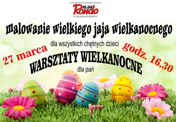 Wielkanocne malowanie w klubie Rondo