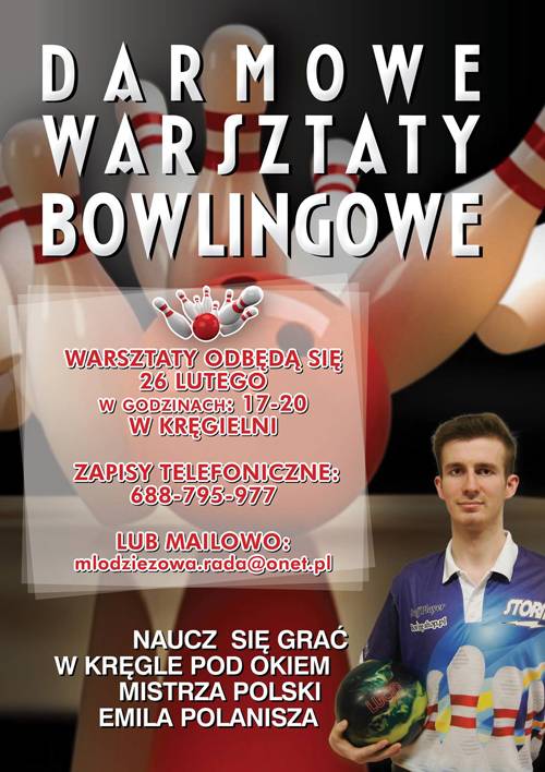Zapraszamy na darmowe warsztaty bowlingowe