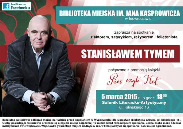 Stanisław Tym zawita w Inowrocławiu