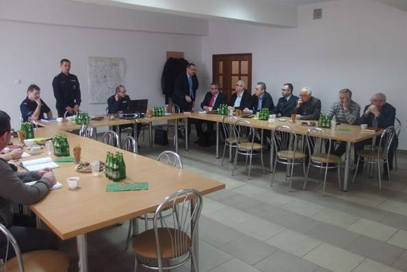 Porozmawiali o bezpieczeństwie na drogach powiatu inowrocławskiego  