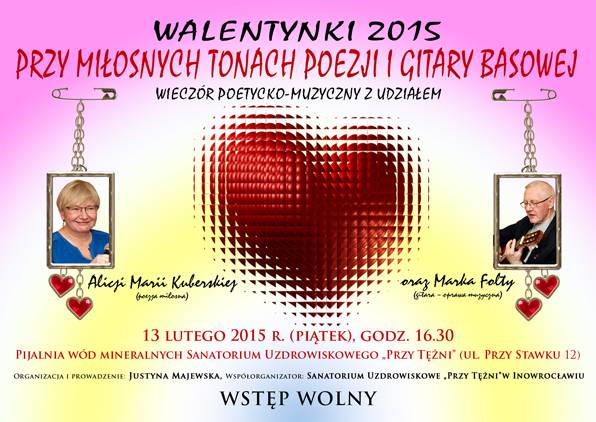 Przy miłosnych tonach poezji i gitary basowej