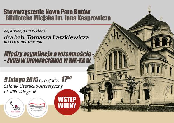 Dzisiaj spotkanie z Tomaszem Łaszkiewiczem