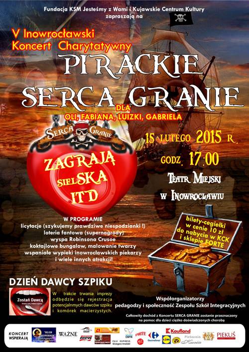 W lutym zagrają pirackie serca