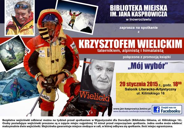 Spotkanie autorskie z Krzysztofem Wielickim
