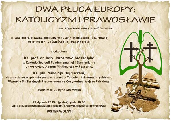 Debata pt. „Dwa płuca Europy: katolicyzm i prawosławie”