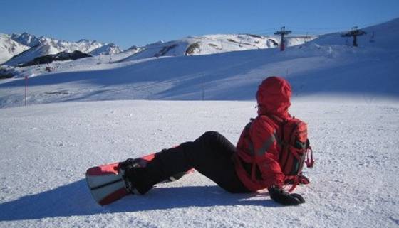 Pierwsze kroki na snowboardzie