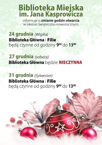 Jak będzie działać Bibliotek Miejska