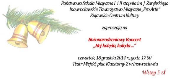 Już wkrótce koncert Hej kolęda, kolęda