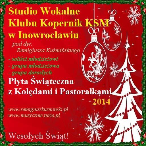 Premiera płyty świątecznej Studia Wokalnego Klubu Kopernik KSM