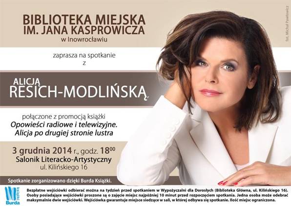 Spotkanie z Alicją Resich-Modlińską