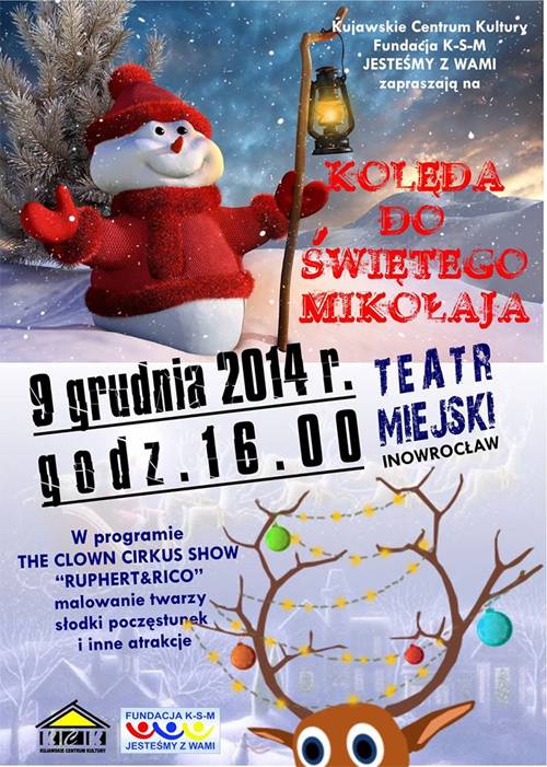 Kolęda do św. Mikołaja w Teatrze Miejskim