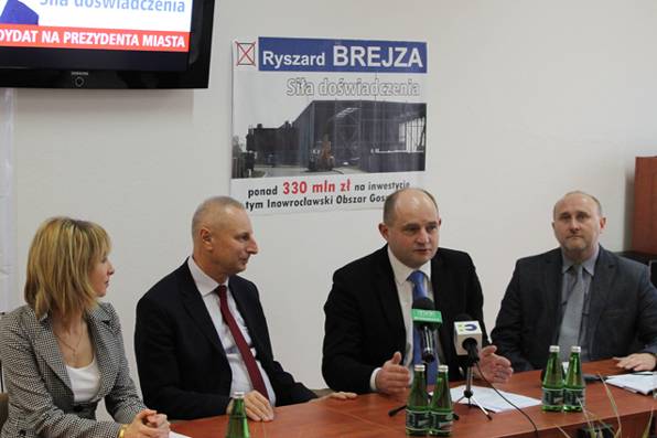 Ryszard Brejza z mocnym poparciem marszałka województwa oraz prezesa PESY 