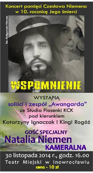 Koncert pamięci Czesława Niemena „Wspomnienie” 