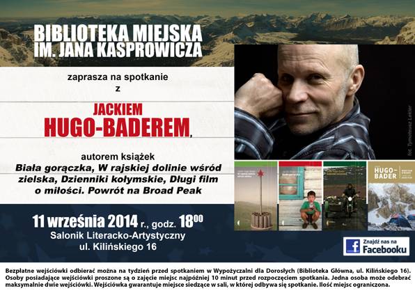 Spotkanie z Jackiem Hugo-Baderem