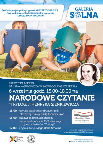 Narodowe Czytanie Trylogii Henryka Sienkiewicza