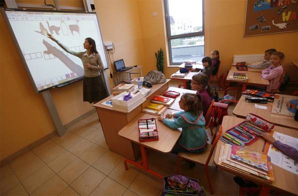 Tablice interaktywne dla kolejnych uczniów