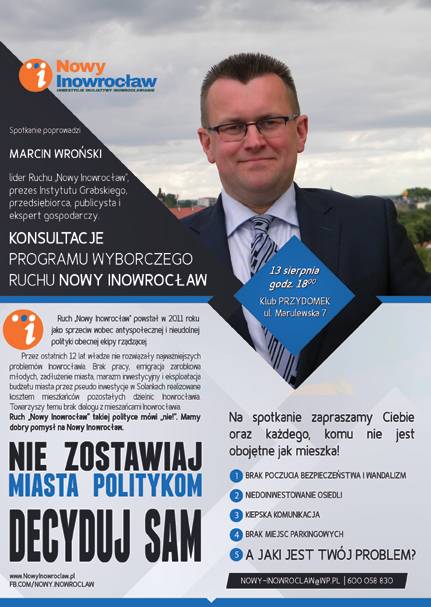 Ruch „Nowy Inowrocław” kontynuuje konsultacje