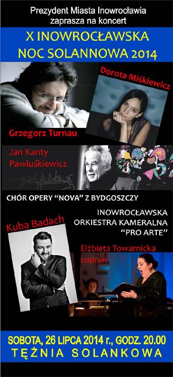 Turnau i przyjaciele po raz 10 zagrają w Inowrocławiu
