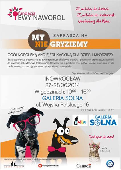 My nie gryziemy, akcja odwołana
