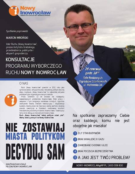 Ruch „Nowy Inowrocław” rozpoczyna konsultacje