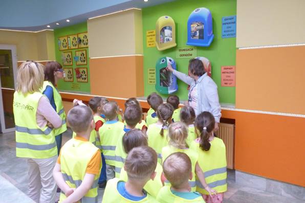 Przedszkolaki z wizytą w punkcie edukacji ekologicznej